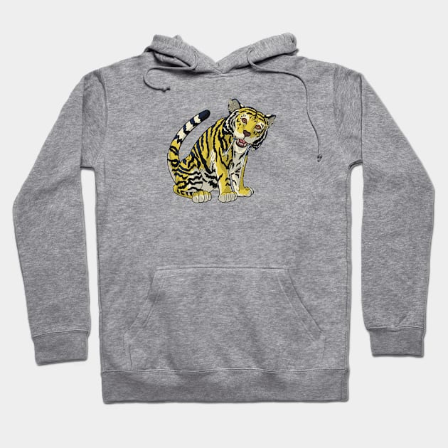 Punimals - Sabertoothed Tiger Hoodie by tygerwolfe